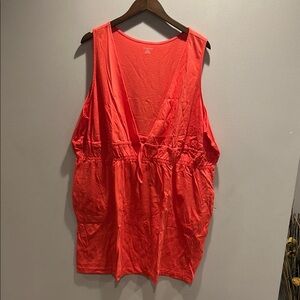 Lands' End Coral Cotton Top